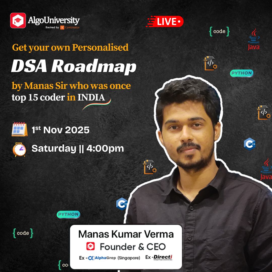 DSA Roadmap: Activator for your coding journey!