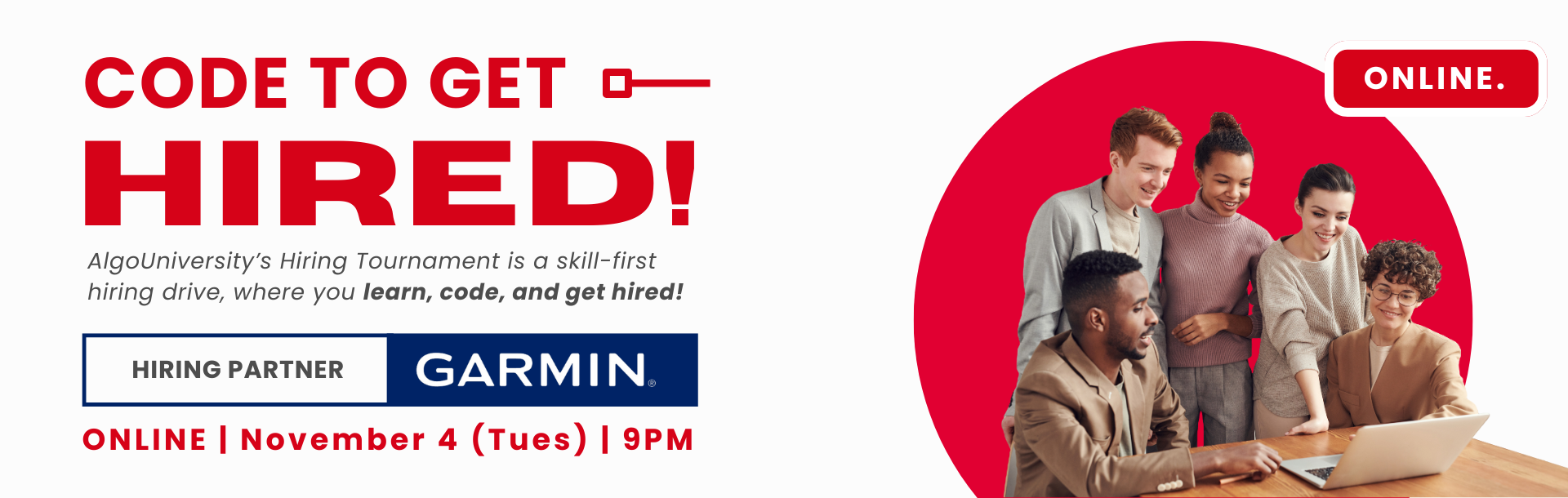 AlgoUniversity's Hiring Tournament for 🚀 Garmin Technologies!